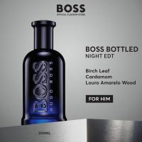 ราคา น้ำหอมผู้ชาย BOSS Bottled Night Eau De Toilette For Men Birch Leaf Cardamom Louro Amarelo Wood Woody Aromatic EDT Perfume by HUGO BOSS Fragrances (22176241116)