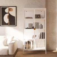 ราคา Looms ตู้โชว์กระจก รุ่น STEW ขนาด 80 ซม สีขาว 80x35x160 ซม (21410239963)