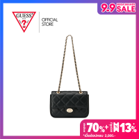 ราคา GUESS กระเป๋า รุ่น LG928676 GREENBERRY MINI CROSSBODY FLAP สีดำ (22191047098)
