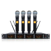 ราคา SHURE UR 24D PRO ไมโครโฟนไร้สาย 4 แชนเนล ความถี่ลอยตัว UHF ช่องรายการปรับได้ 200 กลุ่ม ระยะรับสัญญาณ 150 เมตร ไมโครโฟนร้องเพลง การแสดง คาราโอเกะ (22574951299)