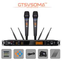 ราคา GTSVSOMA ไมค์ ลอย ไร้ สาย KT8 แท้ UHF ไมค์ไมโครโฟน wireless microphone 250 เมตร ไมค์ลอยไร้สาย คาราโอเกะการแสดง ไมค์ลอยไมค์ลอย ยับยั้งเสียงหวีดหวิว (21799450856)