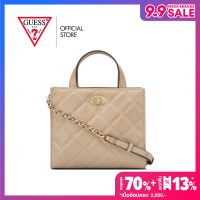 ราคา GUESS กระเป๋า รุ่น LG928681 GREENBERRY MINI TOTE สีเบจ (22191056027)