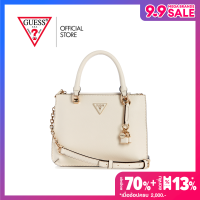 ราคา GUESS กระเป๋า รุ่น VG856905 ILIA SMALL GIRLFRIEND SATCHEL สีขาว (22190761686)