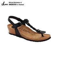 ราคา BIRKENSTOCK Ashley Braided FL Black รองเท้าแตะ ผู้หญิง สีดำ รุ่น 1015811 regular (3307602771)