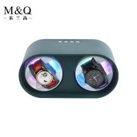 ราคา MELANCY brand spot ไขลานนาฬิกาอัตโนมัติ 2slot watch box Watch winder MQ 50 รุ่น white green 220 138 95mm แสงสีขาวและแสงสี แสดงโหมดการจ่ายไฟ 2 โหมด (21962462575)