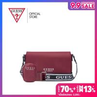 ราคา GUESS กระเป๋าสะพายข้างผู้หญิง รุ่น NL908269 DRAVEN MINI CROSSBODY FLAP สีแดง (21560113999)