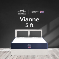 ราคา อัดสุญญากาศ Thames ที่นอนชาโคล รุ่น Vianne หนา 6 นิ้ว นุ่น นอนสบาย ป้องกันเชื้อรา (22599051925)