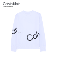 ราคา CALVIN KLEIN สเวตเชิ้ตผู้ชาย ทรง Regular รุ่น J324319 YAF สีขาว (22461689726)