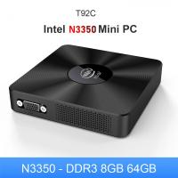 ราคา SZBOX คอมพิวเตอร์ขนาดเล็ก N3350 Intel T92C Windows 10 8GB 64GB 2 4G 5G WiFi VGA HDMI 4K คอมพิวเตอร์ขนาดเล็กคอมพิวเตอร์ขนาดเล็กพกพา (21994530848)