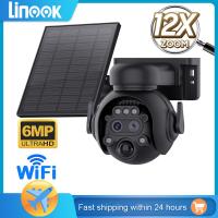 ราคา Linook 6MP 4K พลังงานแสงอาทิตย์ไร้สาย WiFi กล้องเลนส์คู่ซูม 12X กล้องวงจรปิดที่มีสีสัน IR Night Vision กันน้ำกลางแจ้งพลังงานแสงอาทิตย์กล้องวงจรปิดตรวจจับร่างกาย PTZ มินิไร้สายกล้องวงจรปิด (21796052031