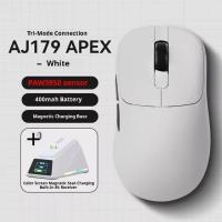 ราคา เมาส์สำหรับเล่นเกมส์ Ajazz PAW39503000dpi AJ179 APEX 8KHz น้ำหนักเบาพร้อมสาย บลูทูธ ไร้สายชาร์จหน้าจอด้วยแม่เหล็ก RGB ขึ้นอยู่กับ (22535642241)