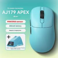 ราคา เมาส์สำหรับเล่นเกมส์ Ajazz PAW39503000dpi AJ179 APEX 8KHz น้ำหนักเบาพร้อมสาย บลูทูธ ไร้สายชาร์จหน้าจอด้วยแม่เหล็ก RGB ขึ้นอยู่กับ (22535642244)