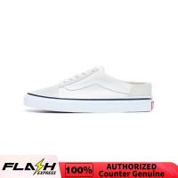 ราคา แท้ Vans Old Skool White Mules Sneakers VN0A3MUSFRL The Same Style In The Store (22132042537)