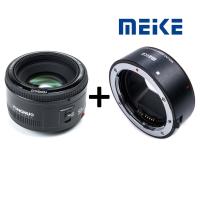 ราคา Yongnuo 50mm f1 8 EF Auto Focus สำหรับ Canon EOSR Mirrorless เลนส์หลังละลาย เลนส์ หน้าชัดหลังเบลอ เลนส์ละลาย YN 50 mm 1 8 Canon EF EF S ออโต้ โฟกัส สำหรับ กล้อง แคนนอน เมาท์ EOS R EOSRP EOS RP EFR RP 