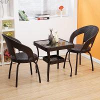 ราคา ชุดเก้าอี้หวาย 3 ชิ้น โต๊ะ 1 เก้าอี้ 2 ชุดโต๊ะเก้าอี้ ชุดโต๊ะกาแฟ ชุดโต๊ะในสวน โต๊ะสนามในสวน โต๊ะนั่งเล่น ชุดโต๊ะเก้าอี้สนาม ชุดโต๊ะหวายครบเซ็ท กันน้ำกันแดด มีเก็บเงินปลายทาง (16251745453)