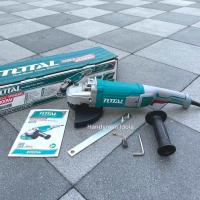 ราคา TOTAL เครื่องเจียร หินเจียร รุ่น TG12018026 ขนาด 7 นิ้ว กำลังไฟ 2000W ขดลวดทองแดงแท้ รุ่นงานหนัก มาพร้อมอุปกรณ์เสริม (21918304424)
