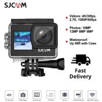 ราคา SJCAM กล้องแอคชั่นแคมเมรา SJ4000หน้าจอคู่4K กล้องใต้น้ำ HD พิเศษกันน้ำได้30เมตรมุมกว้าง170 กันการสั่นไหวซูม5X ควบคุมผ่านแอป WiFi (21166063898)