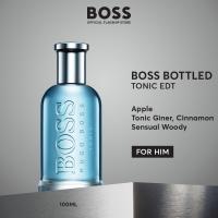 ราคา น้ำหอมผู้ชาย BOSS Bottled Tonic Eau De Toilette For Men Apple Cinnamon Sensual Woody Notes Oriental Fougère EDT Perfume by HUGO BOSS Fragrances (22099593595)