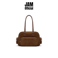 ราคา JAM MUVA Boxy Suede กระเป๋าสะพายข้าง หนังกลับ ทรงกล่อง (22667433317)