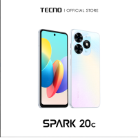 ราคา TECNO Spark 20C 256 4GB เพิ่มแรมได้สูงสุด 8GB หน้าจอ 90Hz 6 6 แบตเตอร์รี่ 5000 mAh 18W (22426157131)