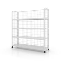 ราคา Kefva ชั้นวางสินค้ามินิมาร์ท มีล้อ รุ่น Pinion หน้าเดียว 4 ชั้น ขนาด 40x90x130 cm ชั้นวางของร้านค้า เชลฟ์มีล้อ ชั้นวางขายของ ชั้นวางสินค้า ชั้นวางของ Shelf ชั้นโชว์สินค้า ชั้นมินิมาร์ท (21500731621)