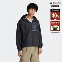 ราคา adidas ไลฟ์สไตล์ เสื้อกันลมพิมพ์ลายพราง ผู้ชาย สีดำ II8154 (22440007465)