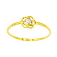 ราคา Happy Jewelry แหวนเพชรของแท้ ดอกคามิเลีย ทองแท้ 9k 37 5 ME582 (21805414159)