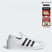 ราคา adidas ไลฟ์สไตล์ รองเท้าทรงสลิปออน Superstar ผู้หญิง สีขาว IE0399 (22434919245)