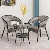 ราคา ชุดโต๊ะเก้าอี้หวาย เก้าอี้หวาย โต๊ะหวาย ชุดโต๊ะสนาม หวายเทียม แข็งแรง ชุดเก้าอี้สนาม โต๊ะกินข้าว2 คน (22229166187)