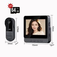 ราคา Video กริ่งประตูเชื่อมต่อโทรศัพท์ภายใน วิดีโอกริ่งประตูสำหรับ Smart Security โรงแรมกันฝน Home กล้องกริ่งประตู คมชัดมากถึง 2 5K มุมมอง 170 กริ่งไร้สาย 2จุด วิดีโอกริ่งประตู LCD ขนาด4 2นิ้ว กล้องติดตาแม