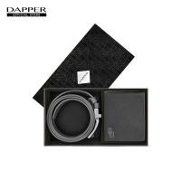 ราคา DAPPER กิ๊ฟเซ็ท กระเป๋าสตางค์ เข็มขัดหนัง DP Iconic สีดำ (22442240495)