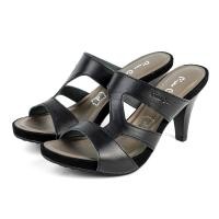 ราคา Pierre Cardin รองเท้าผู้หญิง รองเท้าส้นสูง รองเท้าส้นสูงแบบเปิดส้น นุ่มสบาย ผลิตจากหนังแท้ รุ่น 23SS299 (17256155407)