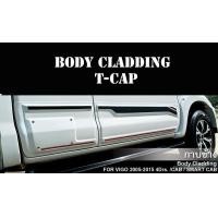 ราคา กาบข้างประตู VIGO VIGO CHAMP 2005 2015 รถ 2ประตู CAB เปิดไม่ได้ รถ SMART CAB เปิดได้ รถ 4ประตู สีดำด้านล้วน สีดำด้านตัดแดง BODY CLADDING (15943389067)