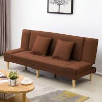 ราคา พร้อมส่ง โซฟาผ้ากำมะหยี่ โซฟาปรับนอน 3 ระดับ Sofa Bed with pillow 234 ที่นั่ง (21804692766)