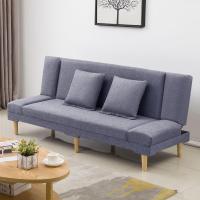 ราคา พร้อมส่ง โซฟาผ้ากำมะหยี่ โซฟาปรับนอน 3 ระดับ Sofa Bed with pillow 234 ที่นั่ง (21804692769)