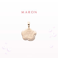 ราคา MARON Happy Me Pendant สร้อยคอเงินแท้ จี้ตัวอักษร ฝังพลอยเพทาย (17885364240)