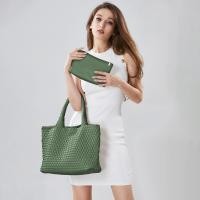 ราคา LIKEBAG กระเป๋าแฟชั่นสตรีกระเป๋าถือกระเป๋าถือกระเป๋าสะพายไหล่หนัง PU ความจุขนาดใหญ่กระเป๋าทอขนาดใหญ่ (21696827637)