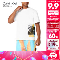 ราคา CALVIN KLEIN เสื้อยืดแขนสั้นผู้ชาย รุ่น ZM02718 YAF สีขาว (21727401046)