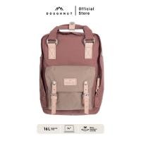 ราคา DOUGHNUT รุ่น MACAROON 16L Classic Series กระเป๋าเป้โดนัท สารพัดช่องจัดเก็บ สายสะพายบุนวม อะไหล่หนังแท้ ทนทาน ของแท้ (22520717928)