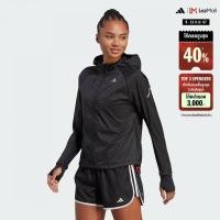 ราคา adidas วิ่ง เสื้อแจ็คเก็ตสำหรับวิ่ง Fast ผู้หญิง สีดำ HY2515 (22439453617)