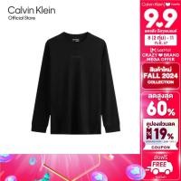 ราคา CALVIN KLEIN เสื้อยืดคอกลมแขนยาวผู้ชาย รุ่น GMF4K205 BAE สีดำ (22529094176)