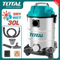 ราคา TOTAL เครื่องดูดฝุ่นไฟฟ้า รุ่น TVC13301 30 ลิตร 1300วัตต์ 220V ดูดน้ำ ดูดแห้ง ถังโลหะ (21741542136)