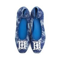 ราคา O B รองเท้าผ้ายีนส์ซับหนังแกะ รุ่น AUDREY CREST DENIM IN DEEP INDIGO 11245SA07317F F4BLXX (22534818079)