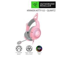 Razer Wired RGB Headset with Kitty Ears หูฟังเกมมิ่ง รุ่น Kraken Kitty V2