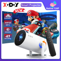 ราคา XGODY Gimbal 3 Android 11 0 มินิสมาร์ทโปรเจคเตอร์แบบพกพา 4KถอดรหัสNative 720P 300 ANSI 180 การหมุนฟรีรองรับอัตโนมัติแนวตั้งKeystoneโฮมเธียเตอร์ (22194330365)