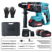 ราคา SOARFLY สว่านกระแทกปูน สว่านโรตารี่ สว่านโรตารี่ไร้สาย Brushless สว่านกระแทกไร้สาย สว่านไร้สาย 3 ระบบ สว่านไฟฟ้า แบตใหญ่อึดทน (22493932636)