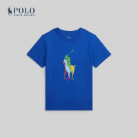 ราคา Polo Ralph Lauren Kids เสื้อยืดเด็กผู้ชาย Big Pony Cotton Jersey Tee รุ่น CWPOTSHB8020789 สีฟ้า (21846502473)