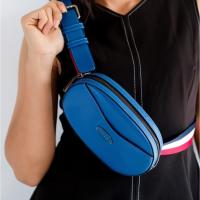 ราคา ELLE กระเป๋าคาดอกคาดอก เอว ทำจากหนังวัวแท้ 100 เนื้อเรียบ EWH113 (21760447197)