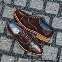 ราคา 502 1 Arcobareno Oxfords Cap Toe Burgundy Wooden Soles รองเท้า ผู้ชาย งานหนัง Italy แท้ HandMade สุดคลาสสิค ด้วยรองเท้าหนังดีไซน์คลาสสิคคุณภาพสูง (17024982818)