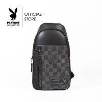 ราคา Playboy Vincent Mens Chest bag กระเป๋าคาดอกทรงเป้ผู้ชาย รุ่น ST B243PBM286 BK ดีไซน์กระเป๋าชายคาดอกทรงเป้ ลายตาราง สีดำ (22540461916)